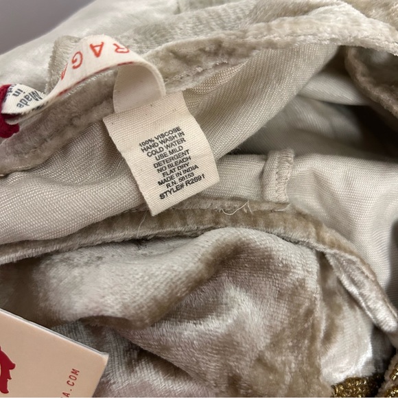 RAGA NWT Romantic Visions Beaded Velvet Mini Dress Size L - Picture 14 of 14